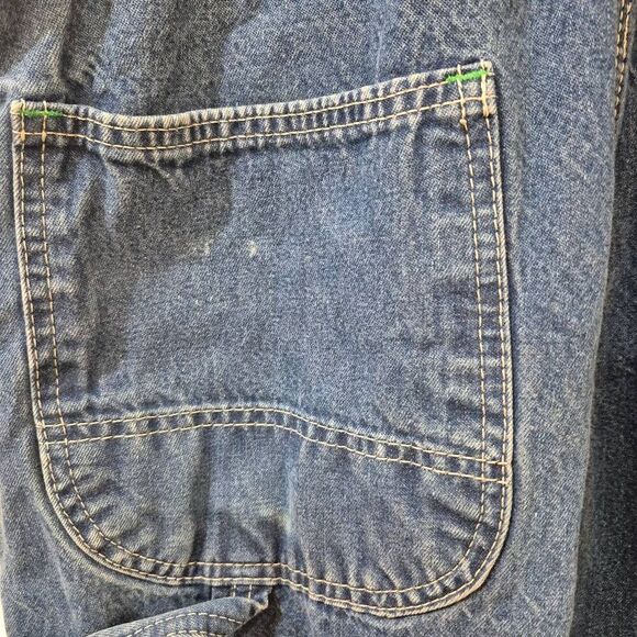 Key Imperial Aristocrat Unisex Medium Wash Blue Cotton Denim Overalls Bibs - Picture 13 of 16